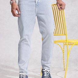 WROGN Men Slim Fit Light Fade Stretchable Jeans-picture-37