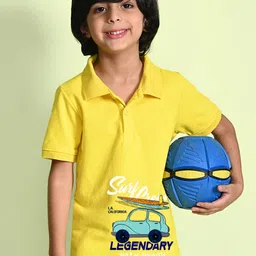 NUSYL Boys Printed Polo Collar T-shirt-picture-55