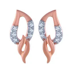 P.C. Chandra Jewellers 14 kt Gold & Diamond Earrings-picture-21