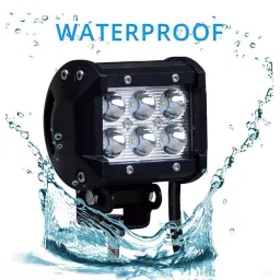 Cartronics 18W 6 Led Aluminum Bar Light/Fog Light for Bajaj Avenger image 2