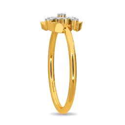Kisna Diamond & Gold Jewellery Weronika 18k (750) Diamond & Gold Ring For Women image 4