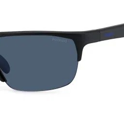 Polaroid Blue Rectangular Unisex Sunglasses image 4