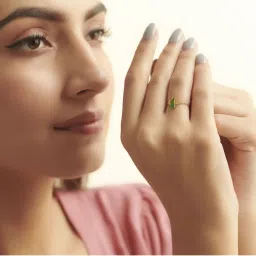 Kisna Diamond & Gold Jewellery 18k Pure Gold Andromeda Ring for Women image 4