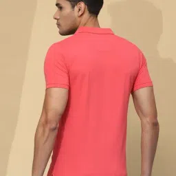 Cloak & Decker by Monte Carlo Pink Regular Fit Polo T-Shirt image 2