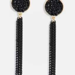 Sohi Gold Plated Party Designer Dangler Earrings image 4