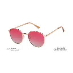 Vincent Chase 148937 Pink Polarized Round Sunglasses image 4