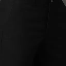 louis philippe Men Black Slim Fit Solid Formal Trousers image 4