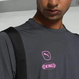 Puma KING Grey Regular Fit Printed Jersey image 4