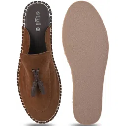 Styli Men's Brown Mule Shoes image 4