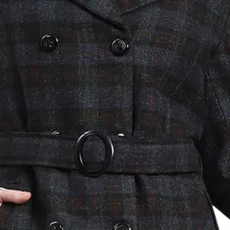 Monte Carlo Black Checks Coat image 4