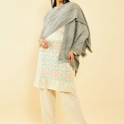 Soch Grey Printed Shawl image 4