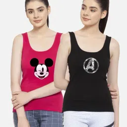 Friskers Multicolor Printed Camisole (Pack Of 2)-picture-17