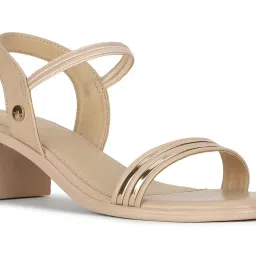 Bata Women's BINACA Beige Ankle Strap Sandals image 4