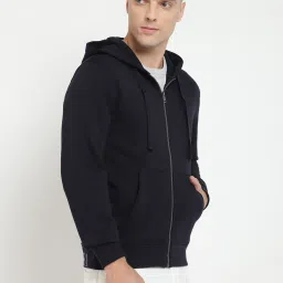 Guess Blue Regular Fit Solid Sweatshirt image 4