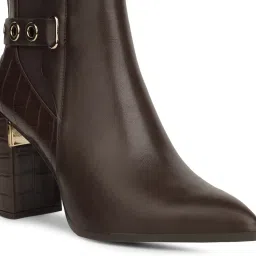 Nine West Women's Brown Casual Boots image 4