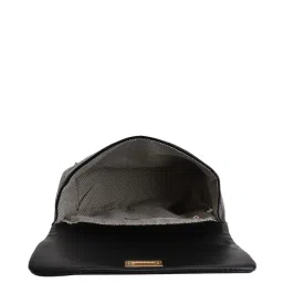 Kazo Black Synthetic Rivets Satchel Handbag image 4