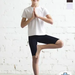 TWIN BIRDS Kids Multicolor Solid Shorts (Pack Of 3) image 4