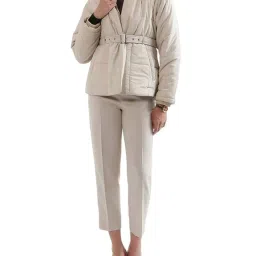 Elle Off-White Relaxed Fit Jacket image 4
