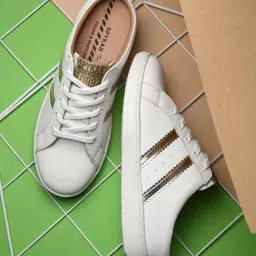 Spykar Women's SYDNEY White Mule Shoes-picture-12