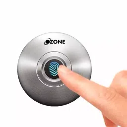 Ozone SN Black Fingerprint Access Automatic Locking System Smart Digital Furniture Lock (Silver) OZFL-55-F-picture-12