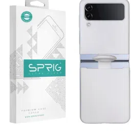 Sprig Liquid Silicone Back Cover for Samsung Galaxy Z Flip 4 (White)-picture-30