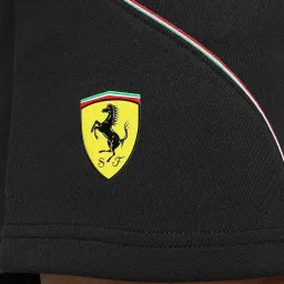 Puma Scuderia Ferrari Motorsport Black Regular Fit Sports Shorts image 4