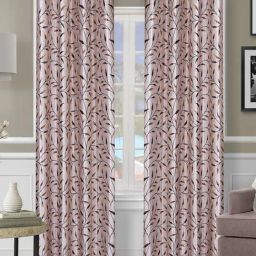 Romee Beige Cotton Floral Curtains and Sheers-picture-15