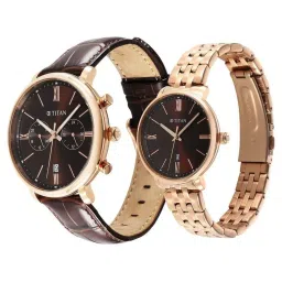 Titan 9400794207WZ02P Bandhan Analog Watch for Couple image 4