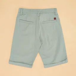 Pantaloons Junior Kids Blue Self Pattern Shorts image 4