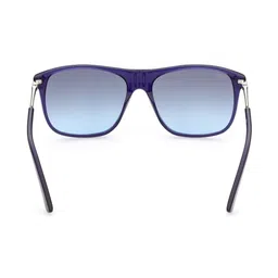 WEB EYEWEAR Men Blue Lens & Purple Rectangle Sunglasses with image 5