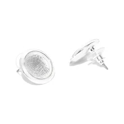 Priyaasi Silver Stud Earrings image 4