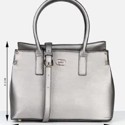 Allen Solly Silver Solid Free Size Handbag image 4