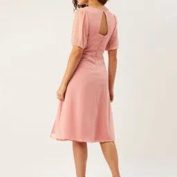 Anvi Be Yourself Peach Shift Dress image 2