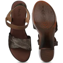 Inc.5 Women's Gold Ankle Strap Sandals image 4