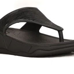 Bata Women's Black Thongs Sandals image 4