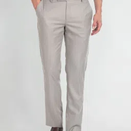 Arrow Grey Regular Fit Trousers image 4