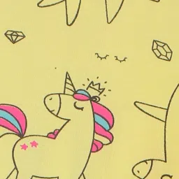 Fame Forever by Lifestyle Kids Yellow Printed Leggings image 4