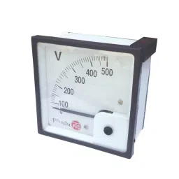 FTC 96 mm Analog Voltmeter Upto 500 V, VM500-picture-14