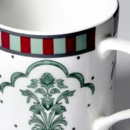 india circus by krsnaa mehta India Circus By Krshna Mehta Multi Bone China Printed Tea Set image 4