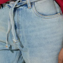 nuon men Nuon by Westside Light Blue Relaxed-Fit Mid-Rise Jeans image 4