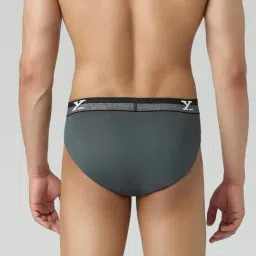 XYXX Anchor Grey Cotton Briefs image 2