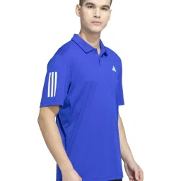 Adidas Blue Regular Fit Sports Polo image 4