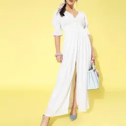 Scorpius White Regular Fit Maxi Dress-picture-13