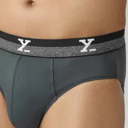 XYXX Anchor Grey Cotton Briefs image 4