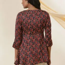 folksong W Blue Printed Tunic image 2