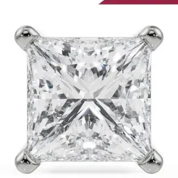 EMORI White Gold Ivy Solitaire Lab Grown Diamond Studs for Men-image-30