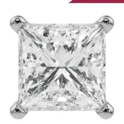 EMORI White Gold Fizal Solitaire Lab Grown Diamond Studs for Men-image-52