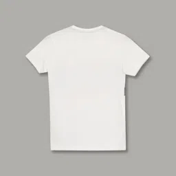 Fame Forever by Lifestyle Boys White Cotton Printed T-Shirt image 2