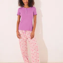 women'secret Ribbed Lounge Tshirts image 3