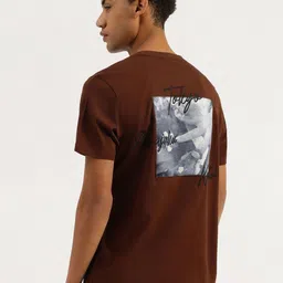 United Colors of Benetton Men Printed Pure Cotton T-shirt image 2